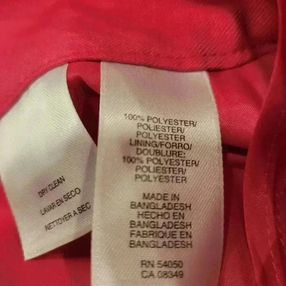 9 % C0 Hot Pink Pencil Skirt Lined size  10 NWT - Picture 7 of 9
